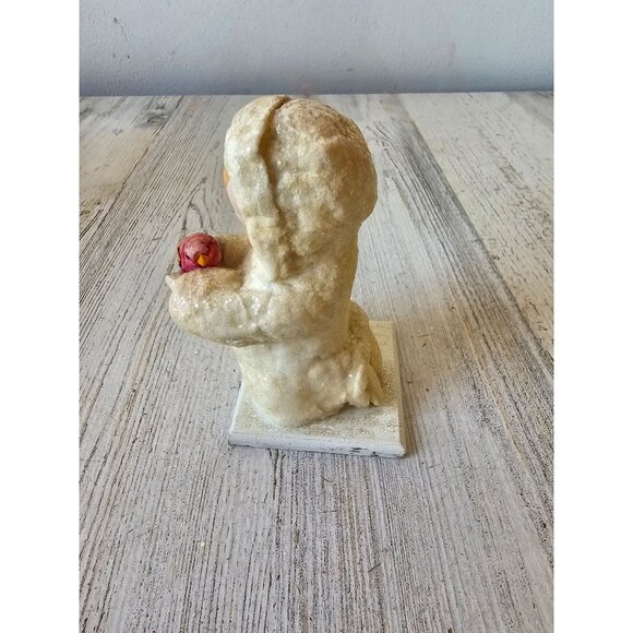 Elaine roesle secret wish snow children Saint Nicholas child bird Cardinal figur - Picture 2 of 7